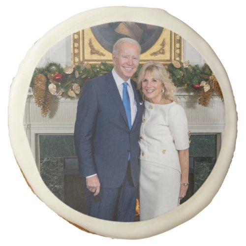 Merry Christmas President Joe Biden  1st Lady Sugar Cookie