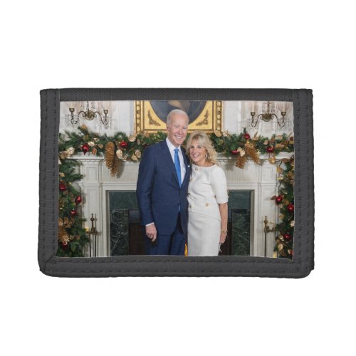 Merry Christmas President Joe Biden  1st Lady Trifold Wallet
