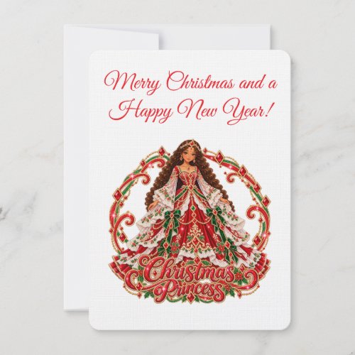 Merry Christmas Princess and a Happy New Year! Holiday Card