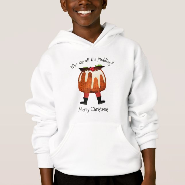 Merry Christmas Pudding Sweatshirt (Front)