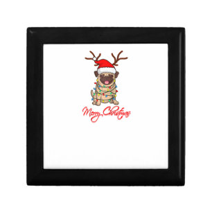 MERRY CHRISTMAS PUG Owner Ugly Christmas Funny Dog Gift Box