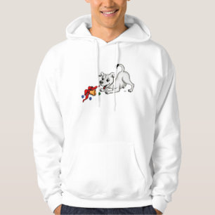 Merry Christmas! Puppy with Bell and Ball Hoodie