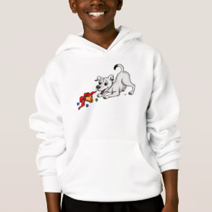 Merry Christmas! Puppy with Bell and Ball Hoodie