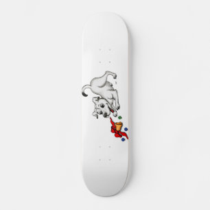 Merry Christmas! Puppy with Bell and Ball Skateboard