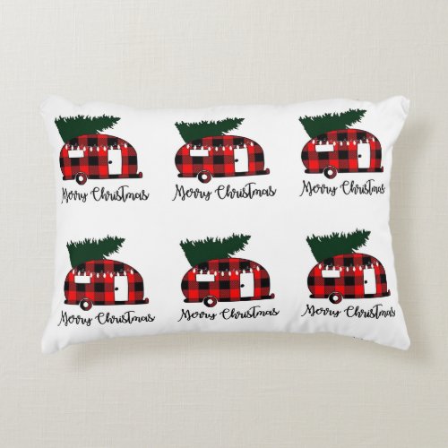 MERRY CHRISTMAS RV STYLE ACCENT PILLOW