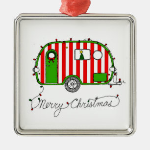 "MERRY CHRISTMAS R.V. STYLE" CHRISTMAS ORNAMENT