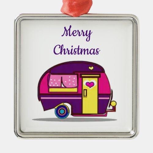 MERRY CHRISTMAS RV STYLE CHRISTMAS ORNAMENT