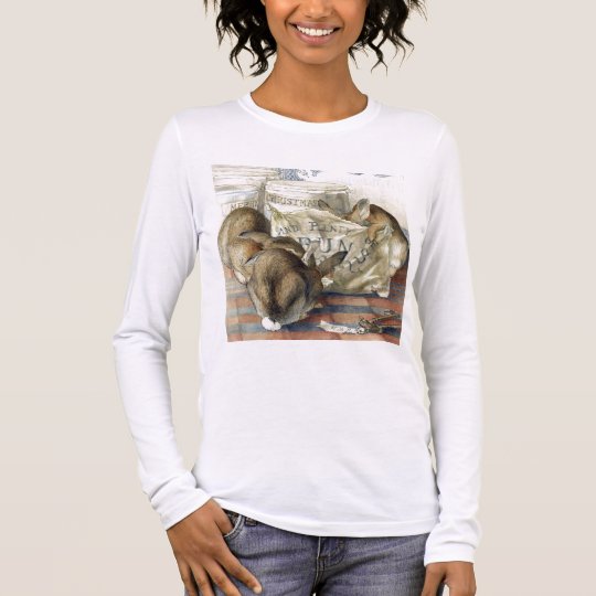 Merry Christmas Rabbit T-Shirt Top