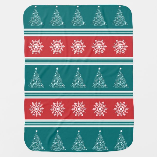 Merry Christmas Receiving Blanket (Front)