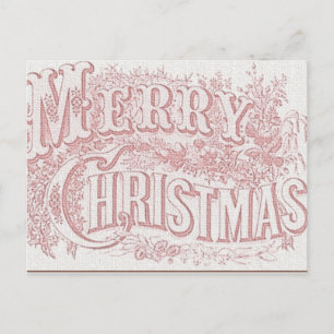 Merry Christmas Recipe Card