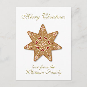 Merry Christmas Recipe Photo Holiday Postcard