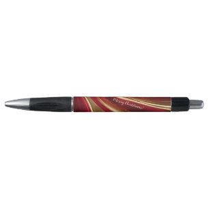 Merry Christmas- Red and Gold- Pen