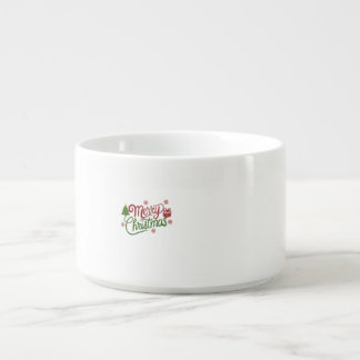 Merry Christmas Red and Green Festive Holiday Coff Bowl