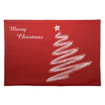 Merry Christmas Red Christmas Tree