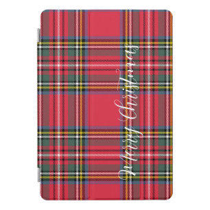 Merry Christmas Red Plaid  iPad Pro Cover