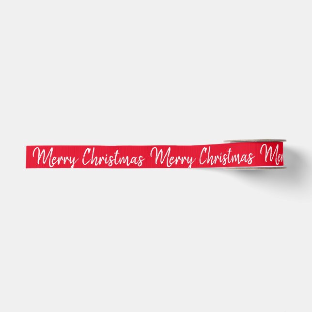 Merry Christmas Red Ribbon (Front)