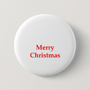 Merry Christmas Red The MUSEUM Zazzle Gifts Pinback Button