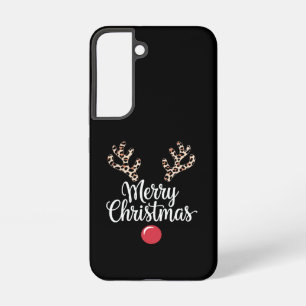 Merry Christmas Reindeer Christmas Family Gift Samsung Galaxy S22 Case