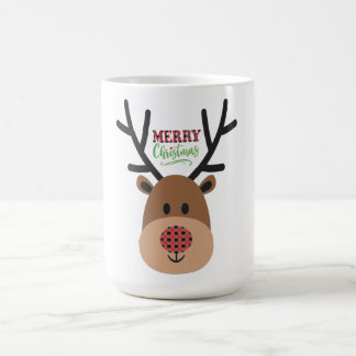 Merry Christmas Reindeer Coffee Mug