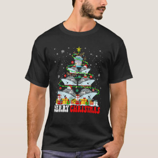Merry Christmas Reindeer Elf Santa Cruise Ships Xm T-Shirt