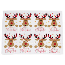 Merry Christmas Reindeer Gift bag