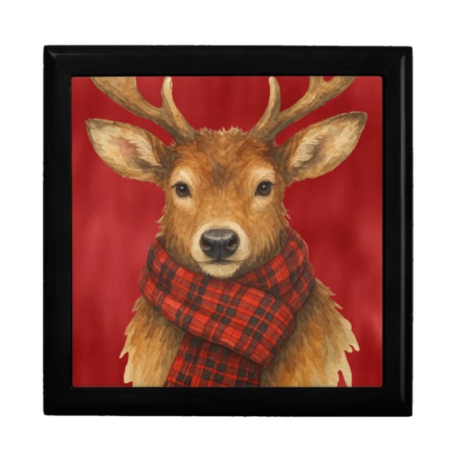 Merry Christmas Reindeer Gift Box (Front)