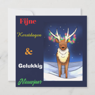 Merry Christmas, Reindeer, reindeer, Rudolf Holiday Card
