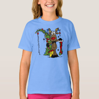 Merry Christmas Reindeer T-Shirt