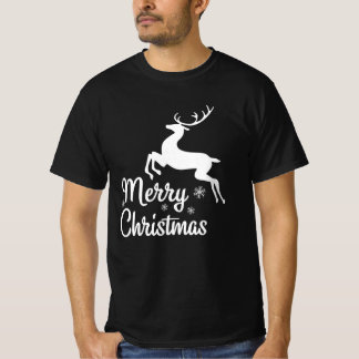 Merry Christmas Reindeer Xmas Family Matching T-Shirt