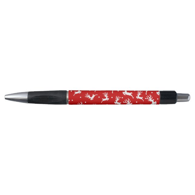 Merry Christmas Reindeers Red Pen (Front)
