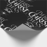 Merry Christmas Religious Calligraphy Chalkboard Wrapping Paper<br><div class="desc">We say 'Merry Christmas' but often we forget the origin of the words. This original hand lettering uses its unique design to tell the story simply and elegantly in the fashionable and fun chalkboard look. Show your CHRISTmas spirit. Find this piece of designed lettering on other products - just check...</div>
