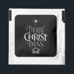 Merry CHRISTmas Religious Chalkboard Calligraphy Hand Sanitizer Packet<br><div class="desc">We say 'Merry Christmas' all the time, but often forget the origin of the words. This art features original hand lettering that in its unique design tells the story of Christmas, simply and elegantly in the fashionable chalkboard look. Show your CHRISTmas spirit. Find this design on other products, in some...</div>
