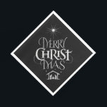 Merry CHRISTmas Religious Chalkboard Calligraphy Napkins<br><div class="desc">Merry CHRISTmas Religious Chalkboard Calligraphy We say 'Merry Christmas' all the time, but often forget the origin of the words. This art features original hand lettering that in its unique design tells the story of Christmas, simply and elegantly in the fashionable chalkboard look. Show your CHRISTmas spirit to family and...</div>