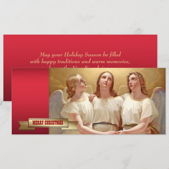 Merry Christmas.Religious Fine Art Christmas Cards (Front/Back)