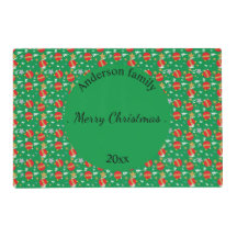 Merry Christmas retro name and date place