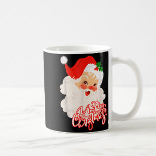 Merry Christmas Retro Santa Claus Vintage Retro Xm Coffee Mug