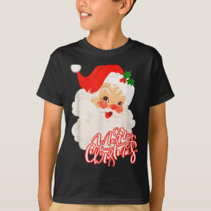 Merry Christmas Retro Santa Claus Vintage Retro Xm T-Shirt
