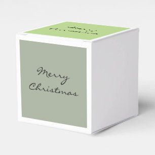 Merry Christmas retro style Favor Boxes