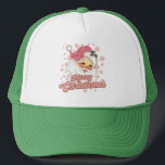 Merry Christmas Retro Typography Santa Pink Hat<br><div class="desc">Merry Christmas pink retro typography with a santa claus with a pink hat.</div>