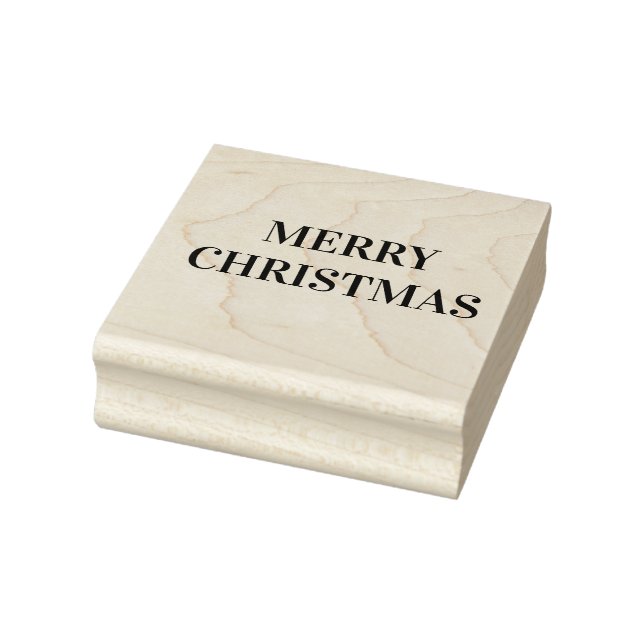 Merry Christmas Rubber Stamp (Stamp)
