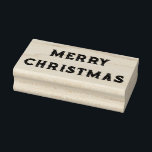 MERRY CHRISTMAS Rubber Stamp<br><div class="desc">Rubber stamp</div>