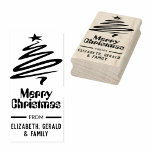 Merry Christmas Rubber Stamp<br><div class="desc">Merry Christmas Rubber Stamp. Stamp your Christmas message to letters,  envelopes,  gift tags,  wrapping paper etc.</div>