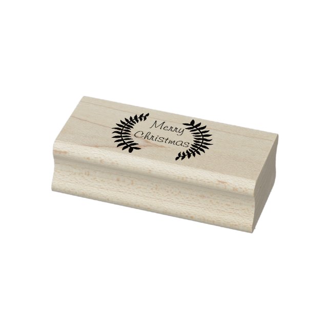 Merry Christmas Rubber Stamp (Stamp)