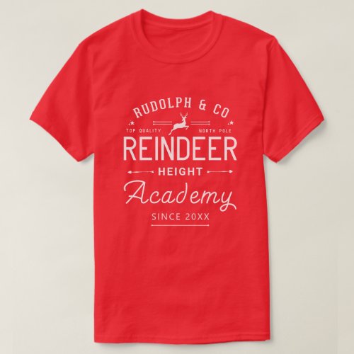 Merry Christmas  Rudolph Academy T_Shirt