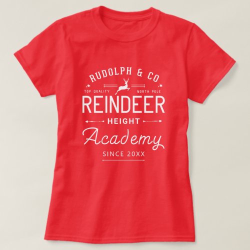 Merry Christmas  Rudolph Academy T_Shirt