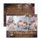 Merry Christmas Rustic 5 PHOTO Greeting Card
