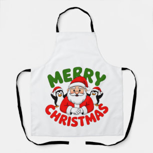 Merry Christmas Santa Apron