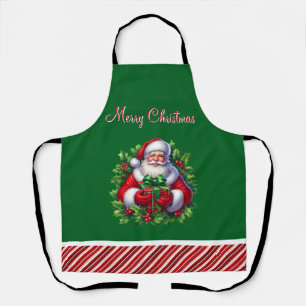 Merry Christmas Santa Apron