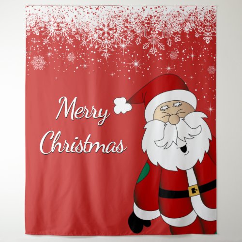 Merry Christmas Santa Backdrop Photo Prop