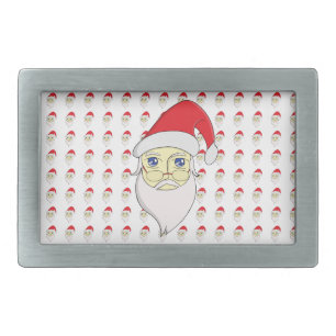 Merry Christmas Santa Belt Buckle